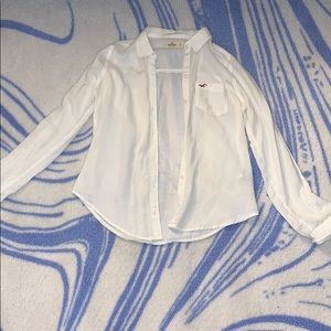 white button up shirt with collar